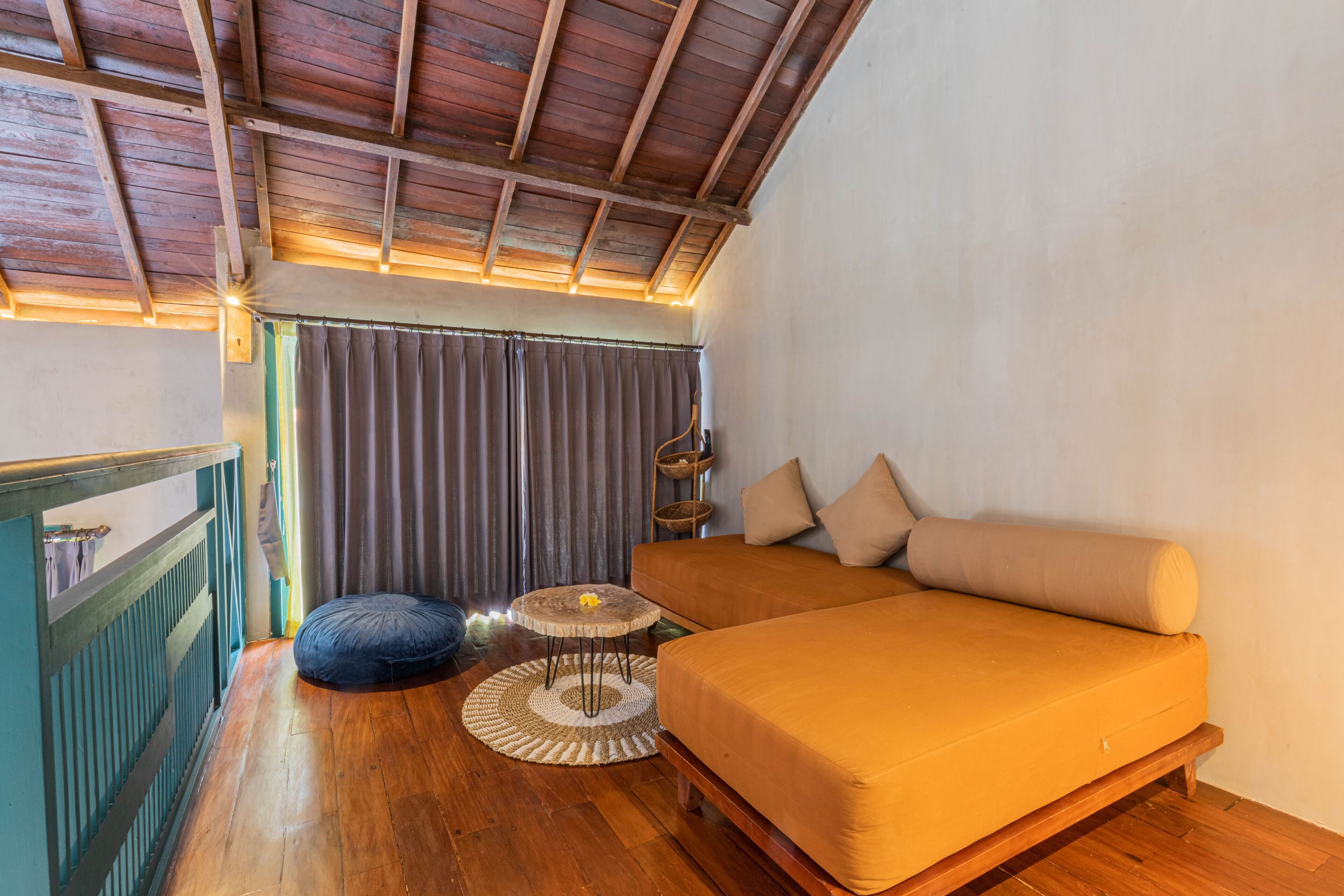 One Bedroom Private Pool Villa | Living area | 50-inch Smart TV with cable channels