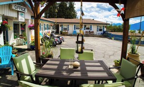 Udsigt fra overnatningsstedet