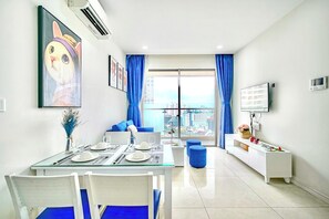 Business-Apartment | Schreibtisch, Bügeleisen/Bügelbrett, kostenloses WLAN, Bettwäsche