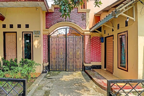 Majoituspaikan julkisivu