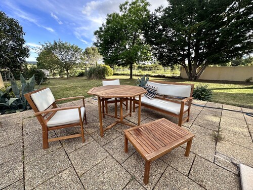 Villa avec Piscine Privée et Jardin vue Pic Saint Loup