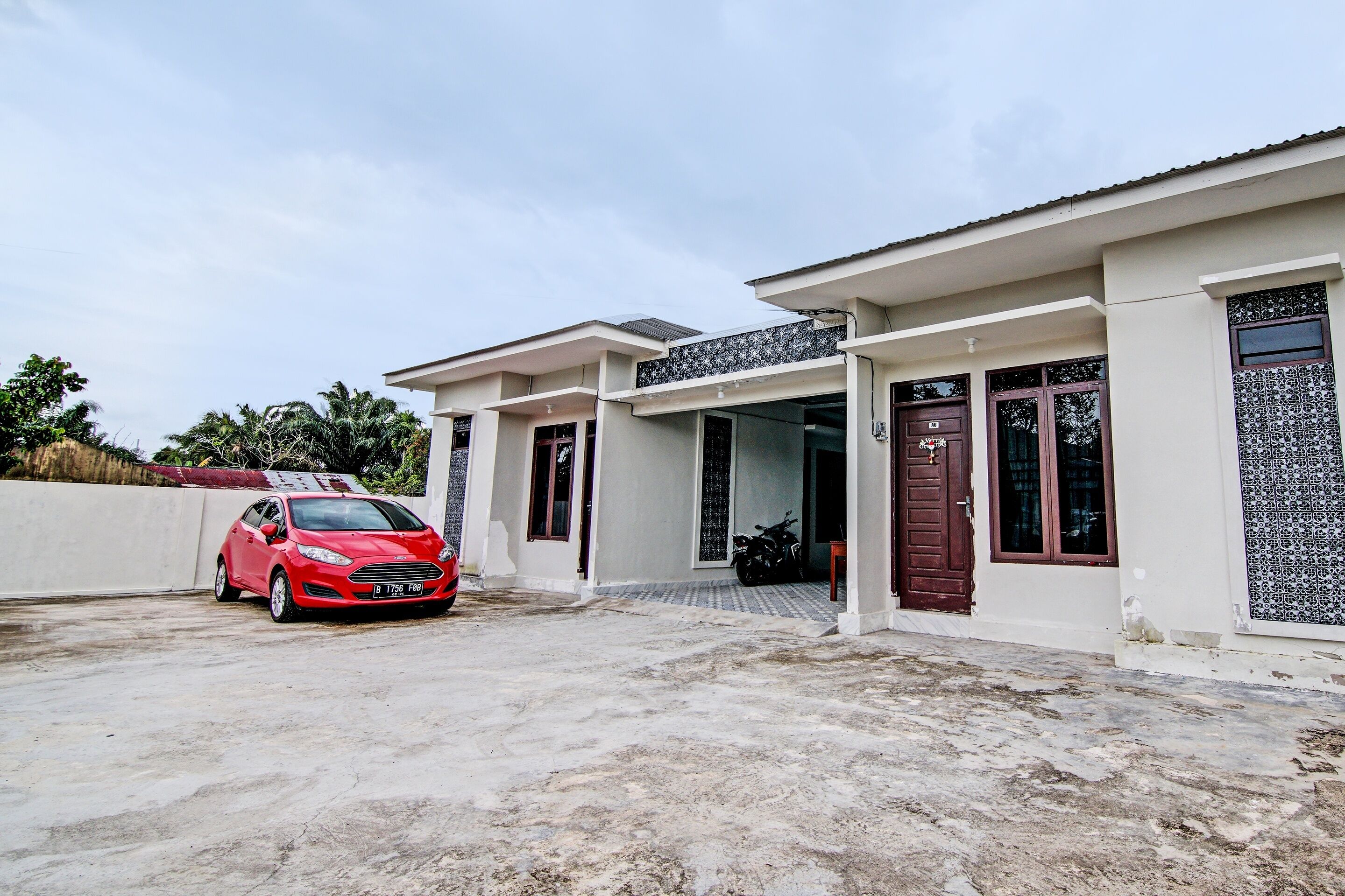 Facciata della struttura