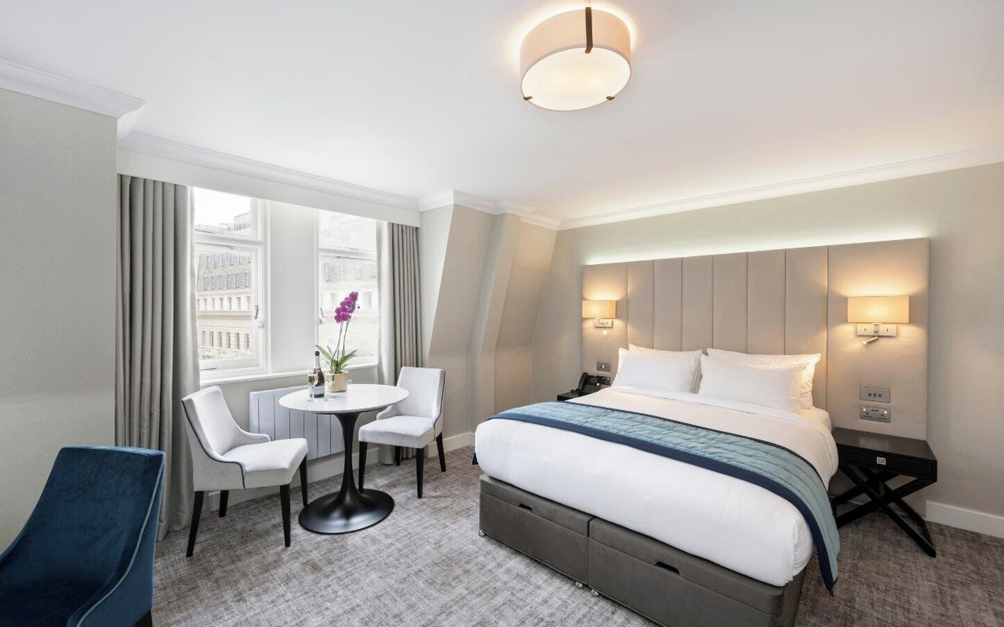 In-room safe, desk, laptop workspace, blackout drapes