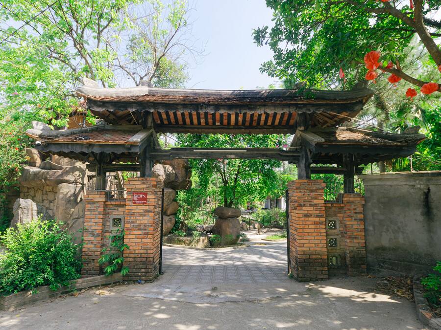 Fachada da propriedade