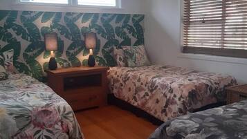 3 makuuhuonetta, vuodevaatteet