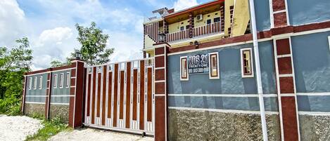 Façade de l’hébergement