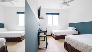 Twin Room, 2 Single Beds, City View | Desk, free WiFi, bed sheets