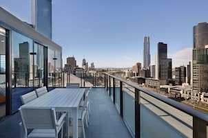 Cobertura panorâmica | Terraço/pátio