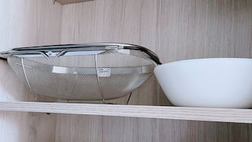 Shared fridge, microwave