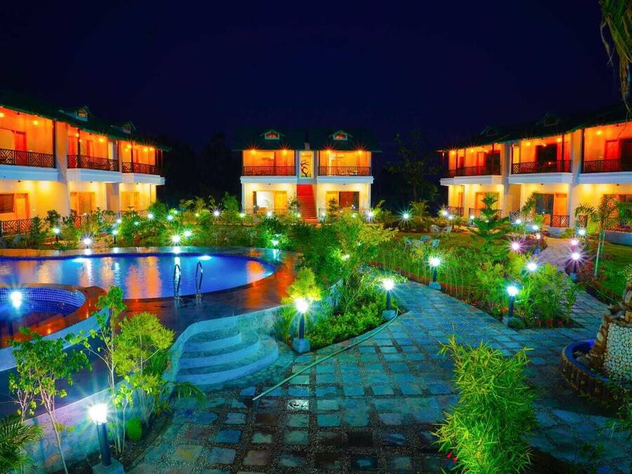 Majoituspaikan julkisivu