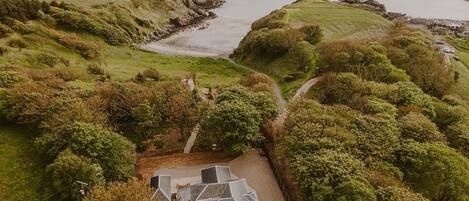 منظر من الجو على ارتفاع عالٍ