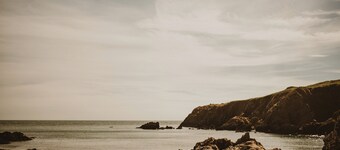 Coastal Magnificence: Saltwater Chronicles with private sea view deck.