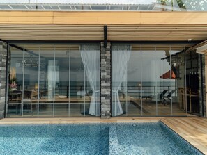 Deluxe Villa, Lanai, Bay View | Terrace/patio - Sea&Sky Beach Resort (Koh Samui)