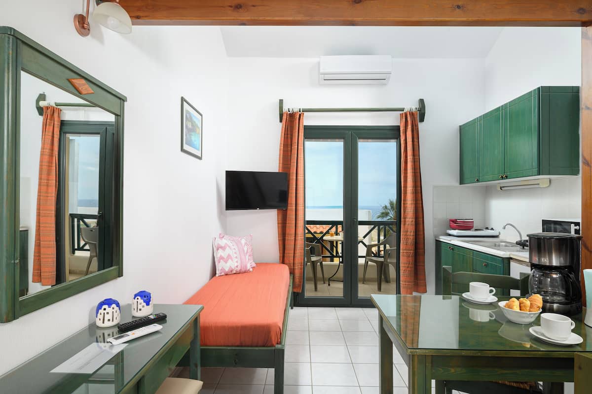 Traditionele studio | 1 slaapkamer, lakens van Egyptisch katoen, luxe beddengoed