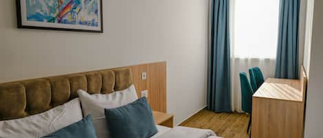 Classic Double Room, 1 Double Bed | 2 bedrooms, desk, laptop workspace, blackout drapes