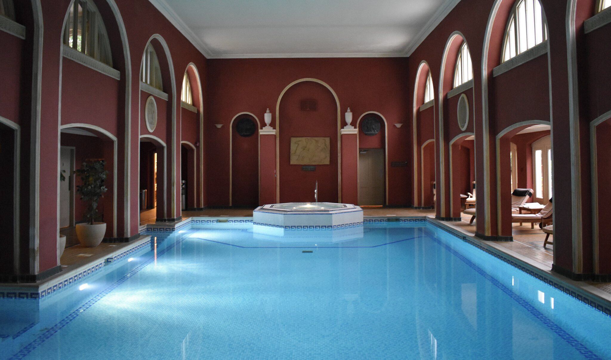 Indoor pool, outdoor pool