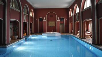 Indoor pool, outdoor pool