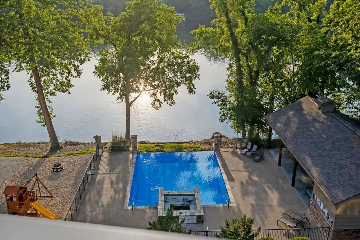 Seasonal outdoor pool