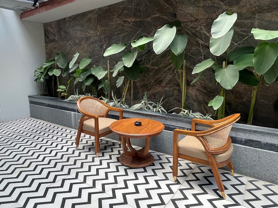 Fachada de la propiedad