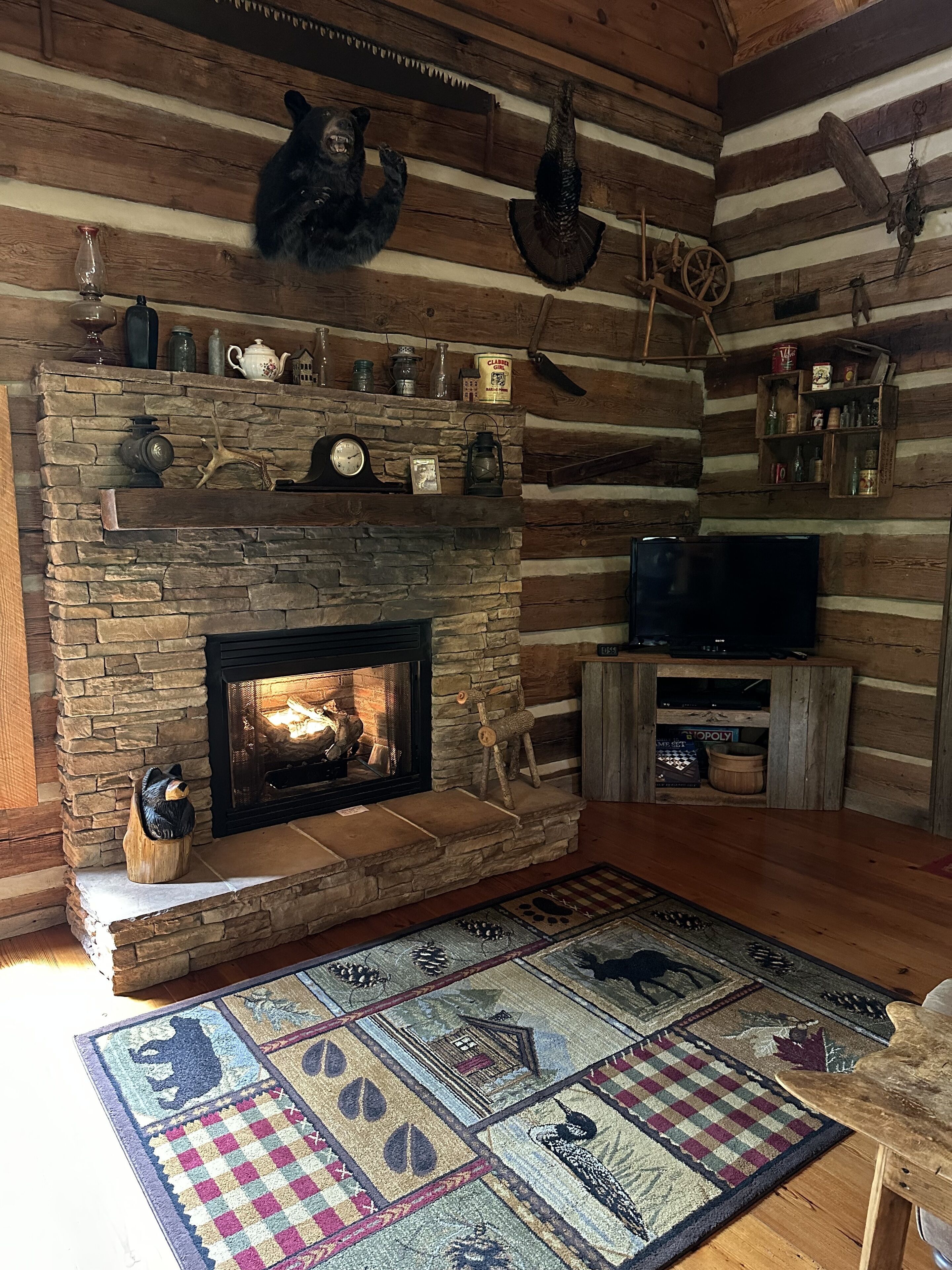 Pioneer Log Cabin restored on 300 acres adjoining Little River Canyon