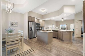 Condo, Multiple Beds, Patio (It's a Good Life) | Private kitchen | Coffee/tea maker, cookware/dishes/utensils - It's a Good Life - Stunning Lake Views! (Branson)