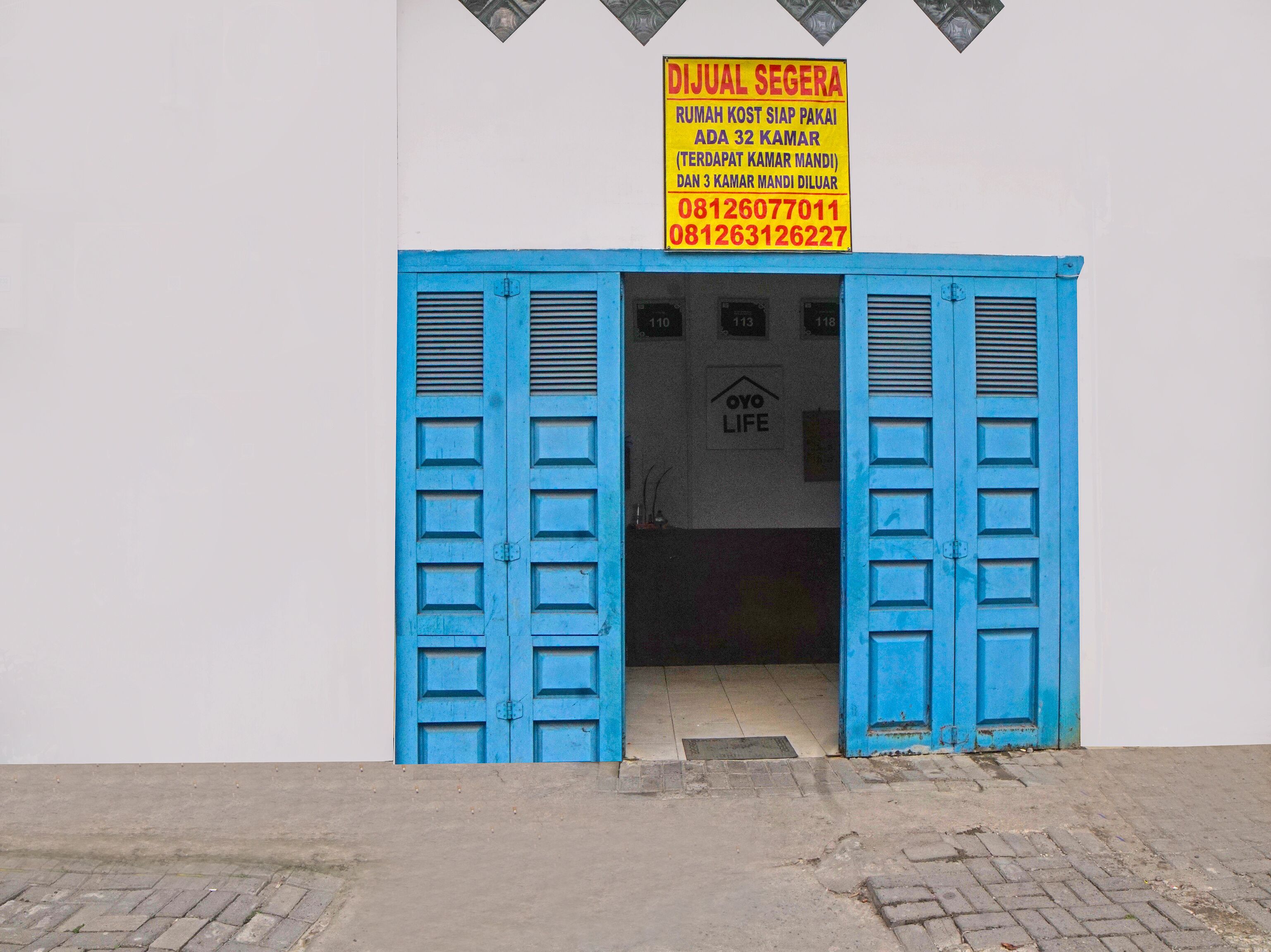Fassade der Unterkunft