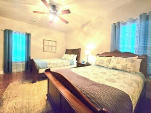 4 chambres, fer et planche Ă repasser, Wi-Fi, literie fournie