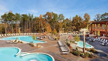 3 outdoor pools