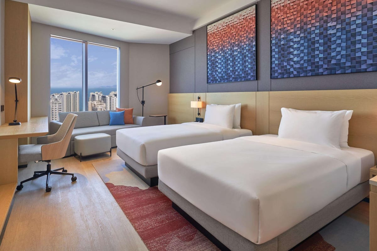 Room, Multiple Beds, Ocean View | Soundproofing, iron/ironing board, free WiFi