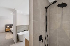 Shower, hair dryer