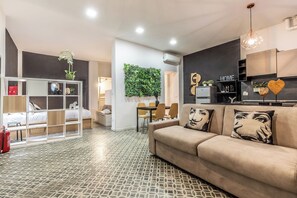 Appartement, 1 chambre | Coin séjour