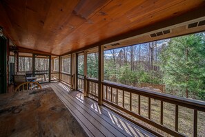 Cabin, Multiple Beds, Balcony, Mountain View (Blueridge Cabin) | View from room - Blueridge Cabin Serene Forest Retreat! (Blue Ridge)