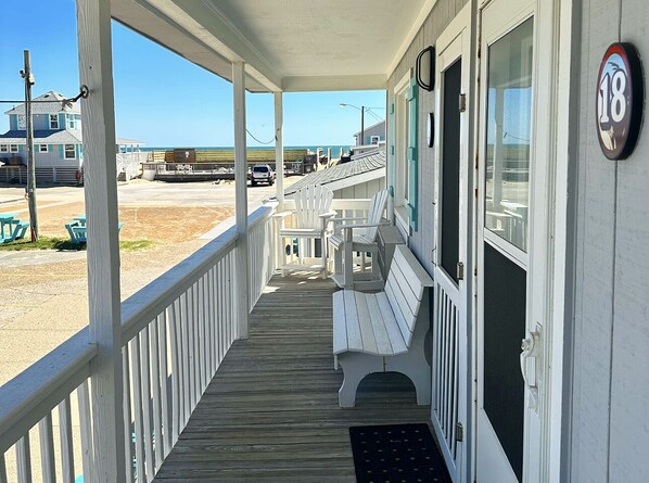 Comfort Studio Suite | Terrace/patio - SandSpur Ocean Cottages (Nags Head)