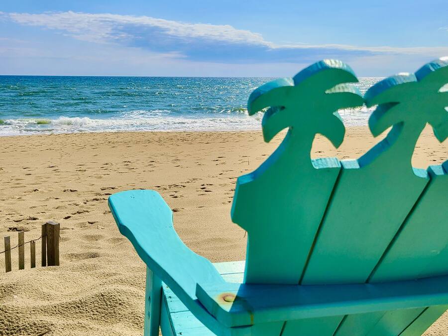 On the beach