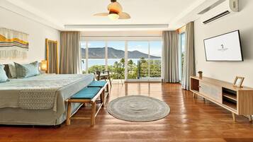 Exclusive-Doppelzimmer, Whirlpool | Minibar, Zimmersafe, kostenloses WLAN, Bettwäsche