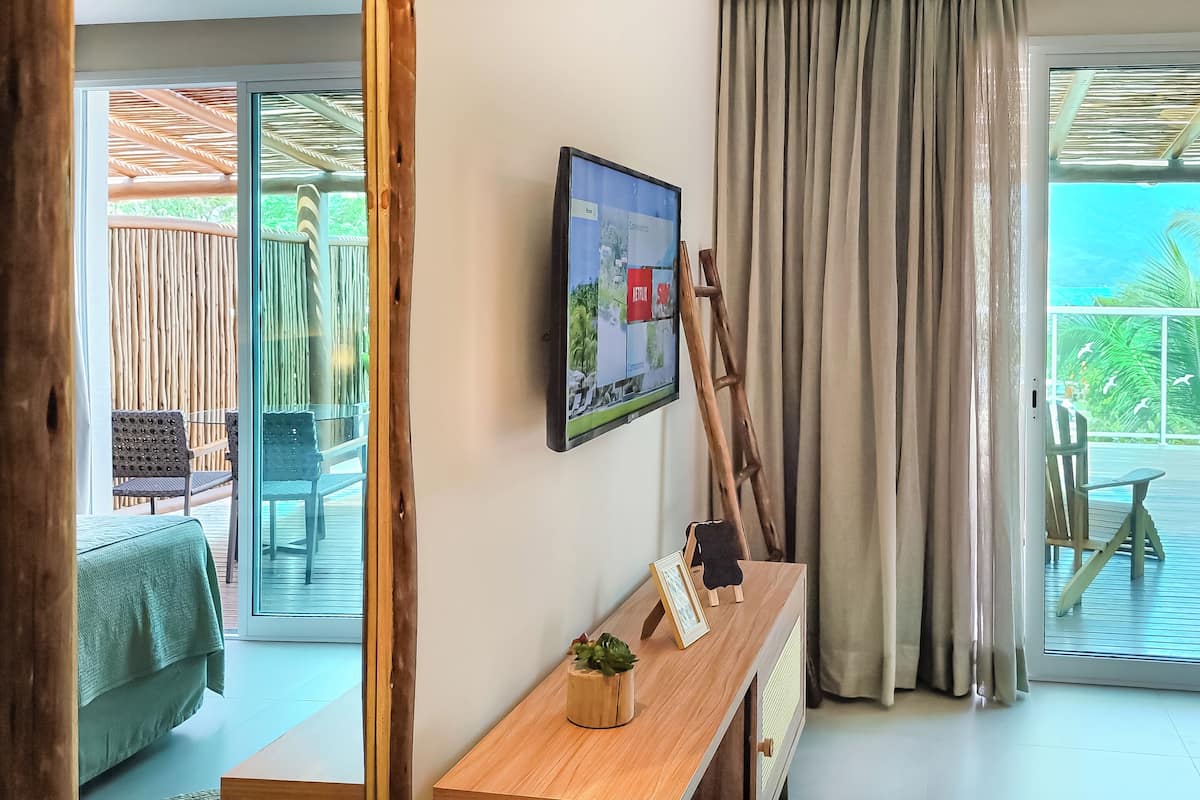 Chambre Standard, patio, vue mer