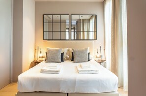 Apartemen Standar | Wi-Fi gratis dan seprai linen