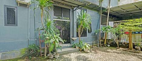 Fassade der Unterkunft