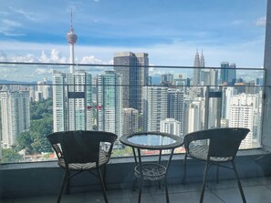 Apartamento romántico, 1 habitación, vistas a la ciudad | Vistas del balcón