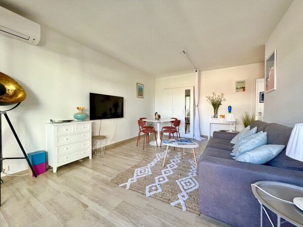 TV - Beautiful flat with terrace near Croisette (Cannes)