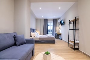 Literie hypoallergénique, minibar, bureau