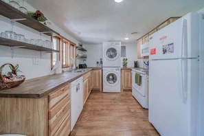 Fridge, microwave, oven, stovetop - Cozy 2BR Retreat | Fenced Yard | Pet-Friendly (Saint James)