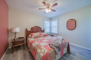 2 bedrooms, iron/ironing board, travel crib, WiFi