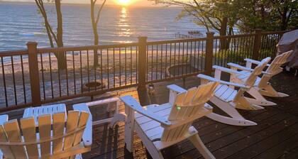 Beautiful home on the shores of East Grand Traverse Bay, Michigan.