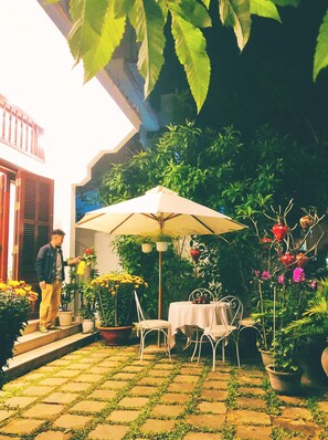 Vue sur le jardin