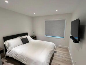 2 bedrooms, iron/ironing board, travel cot, free WiFi