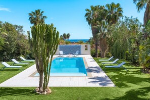Pool - Great villa with pool few steps from the sea, Fontane Bianche (Fontane Bianche)