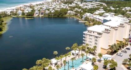 Beautiful Lake & Gulf Views, Private Beach, by 30A!