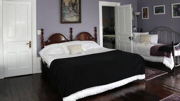 Family Double Room, Multiple Beds, Private Bathroom | 1 bedroom, individually decorated, individually furnished