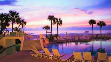 Indoor pool, outdoor pool